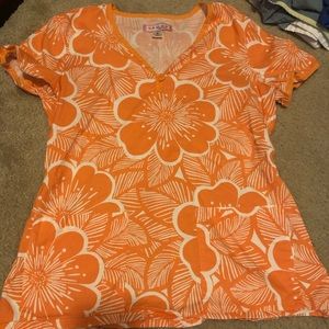 Koi scrub top